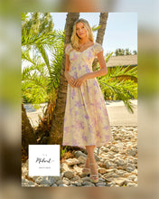 Load image into Gallery viewer, Purple Floral Print Dress