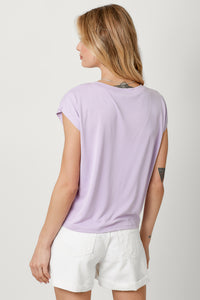 Lavender Ruched Top