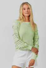 Load image into Gallery viewer, Pistachio Detailed Sleeve Top
